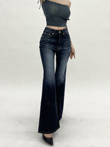 ハイライトウォッシングデニムブーツカットパンツ/800. Highlight washing denim boots cut pt