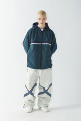 ニューポットXリフレクティブトラックパンツ / BSR2223FWPT027 NEW POT-X REFLECTIVE TRACK PANTS CREAM