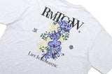 ロマンティックフラワーTシャツ / ROMANTIC FLOWER TEE SHIRT_LIGHT GREY