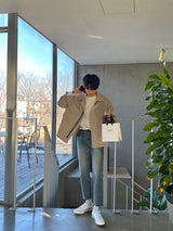 ヒデンバンディングデニムパンツ / [High quality] Hidden banding denim pants
