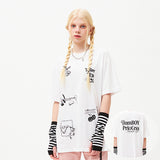 ドゥードゥルチェリートムボーイグラフィックTシャツ / DOODLE CHERRY TOMBOY GRAPHIC T-SHIRT [WHITE]