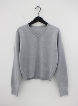 Minimal V-neck Knit (12color)