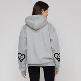 エルボースプレーハートスマイルフーディ / Elbow Spray Heart Smile Hoodie