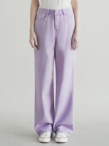 ダイイングワイドパンツ / W104 DYEING WIDE PANTS_PURPLE
