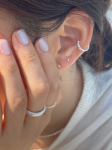 [92.5sliver] petit ball earings