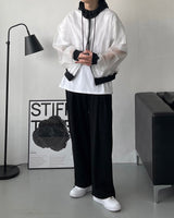 プラスティックミックスジップアップ / OWN Plastic Mix Zip-Up (2 colors)