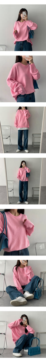 カーダーラウンドスウェットシャツニットウェア / Cardor Round Sweatshirt Knitwear
