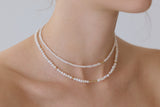 [14K] Piece Pearl Necklace