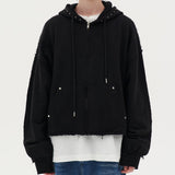 PIGMENT STUDS HOODIE (BLACK)