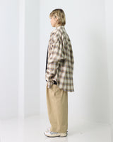 オーバーサイズレトロチェックシャツ / Overfit Retro Checked Shirt_2color