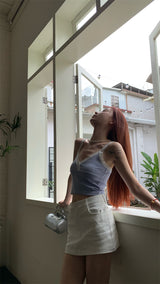 Reality V Lace Sleeveless Tee
