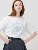 ウィメンズ ルリスエンボクロップTシャツ(FCC2TS387W)