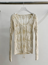 クロシェカーディガン/CROCHET CARDIGAN
