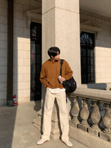 レイニーセミワイドコットンパンツ / Rainy Semi-Wide Cotton Pants (cream)