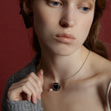 キューピッドコインネックレス/Cupid Coin Necklace_Silver