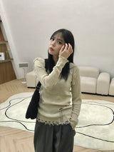 デモリデストロイⅤネックニット
