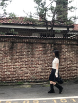 Pure Daily Midi Cotton Tennis Skirt
