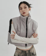 （UNISEX）グルークロップベストダウン