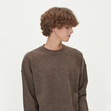 CASHLIKE ROUND NECK KNIT_BROWN (6612840185974)