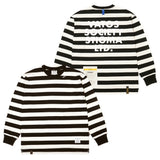 23ストライプオーバーサイズロングスリーブTシャツ / 23 STRIPE OVERSIZED LONG SLEEVES T-SHIRTS RED / BLACK