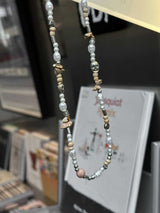 ASCLO Smile & Skull Beads Necklace (2color)