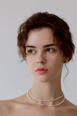 [14K] Piece Pearl Necklace