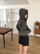 [Brushed lining] ショートリブニットパンツ