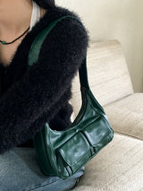 Nulet Leather Two Pocket Shoulder Bag