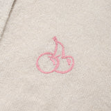 キルシーミドルチェリーニットスリムカーディガン／MIDDLE CHERRY KNIT SLIM CARDIGAN [LIGHT GRAY] (6694822314102)