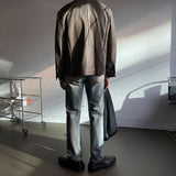 ASCLO Detail Leather Jacket (3color)