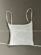 Heels Knit Backless Sleeveless
