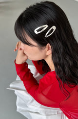 マットヘアスナップ -  - クラウド (2pcs)