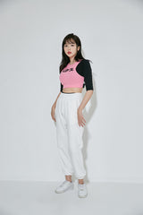 リークロップTシャツ / (9045) Le3 Crop Tee
