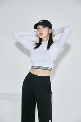 ブレイジングハイバンドクロップTシャツ / (9047) Blazing High Band Crop Tee