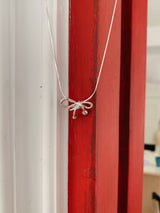 レターリボンネックレス / [925silver] Letter Ribbon Necklace