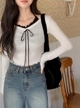 [S-L] Sandy Denim Wide Pants
