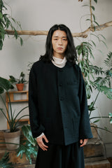unisex tweed jacket black