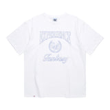 UNIVERSITY EMB SS TEE WHITE(CV2CMUT516A) (6691127951478)
