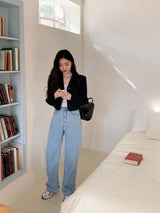 [SHOPPERMADE] オシャレデニムパンツ