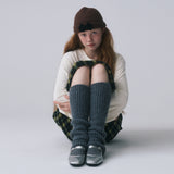 ALPACA LEG WARMERS, CHARCOAL