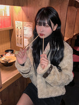 ハイネックベルトファージャケット