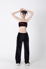 ダーリンユアスウェットパンツ / DARLING, YOUR SWEATPANTS ! #VELVET BLACK