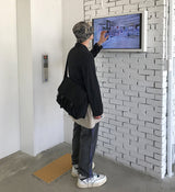 No.7939 バックルツーポケットクロスバッグ