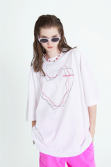 Overfit Line Drawing T-Shirt