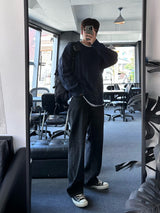 never loosefit round knit