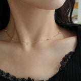 Y PEARL 14K GOLDFILLED NECKLACE (6681233490038)