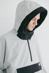 コージーフーデッドアノラックジャケット/BSR2223FWJK084 COZY HOODED ANORAK JACKET GRAY