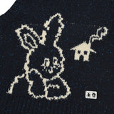 WITTY BUNNY NOMAD HOODIE VEST [NAVY]