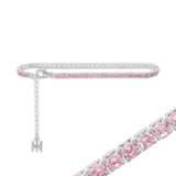 ミニテニスブレスレット / [S925] Pink Mini Tennis Bracelet (rosegold)