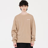 RE:ON LOGO LONG SLEEVE SHIRT (BEIGE)